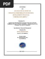 An Analytical Study of "Financial Performance of Housing Development Financial Corporation (HDFC) "