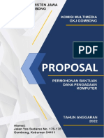 Proposal Pengadaaan Komputer Multimedia