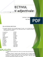 Adjectivul - Locuțiuni Adj