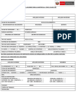 Datos de Registro Siagie 2021