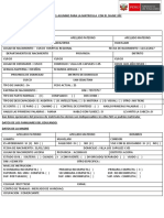 Datos de Registro Siagie 2021 2