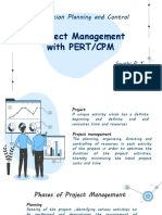 Project Mangagement With PERT CPM