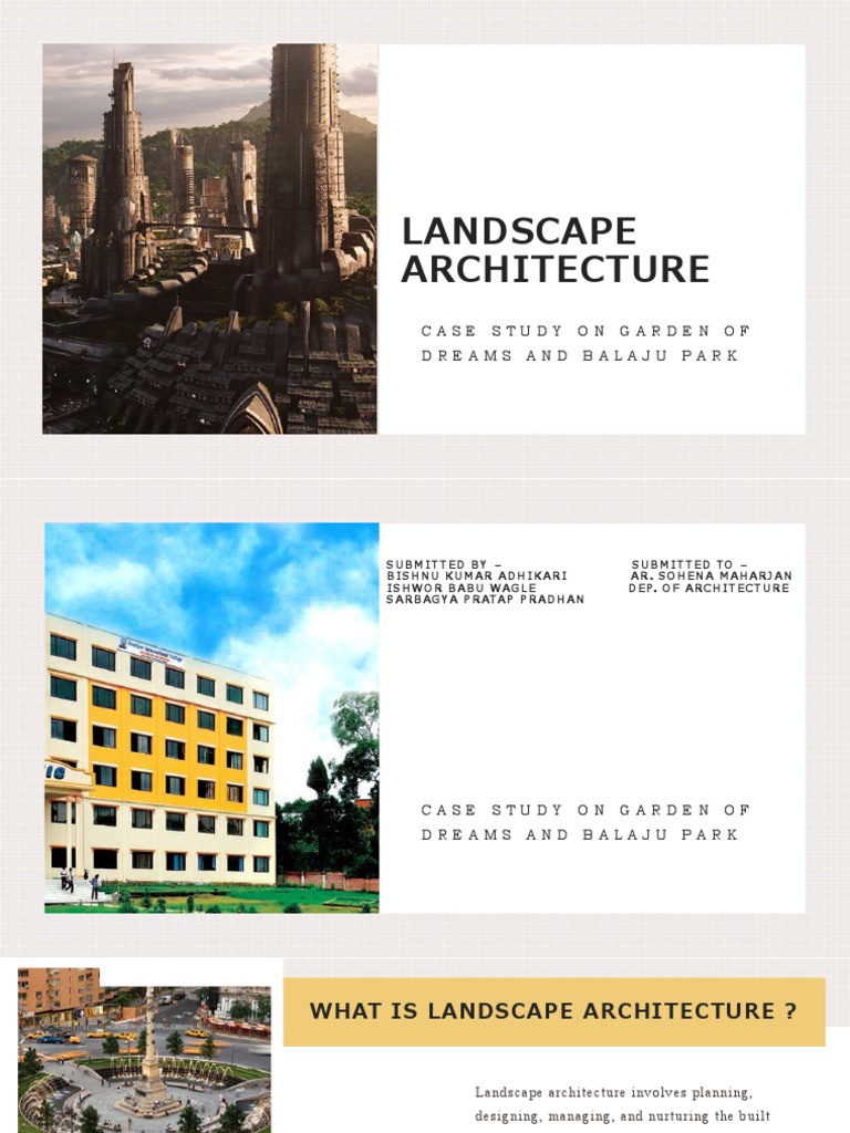 Balaju Park and Garden of Dreams Overview | PDF