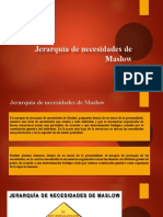 Jerarquía de Necesidades de Maslow