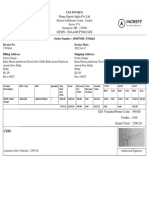 Tax invoice for BMW MMS Wallet