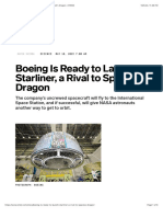 Boeing Is Ready To Launch Starliner, A Rival To SpaceX's Dragon