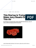 This Startup Is Trying To Make Juicy Steaks Out of Thin Air