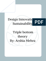 Triple Bottom Theory by Arshia Mehra