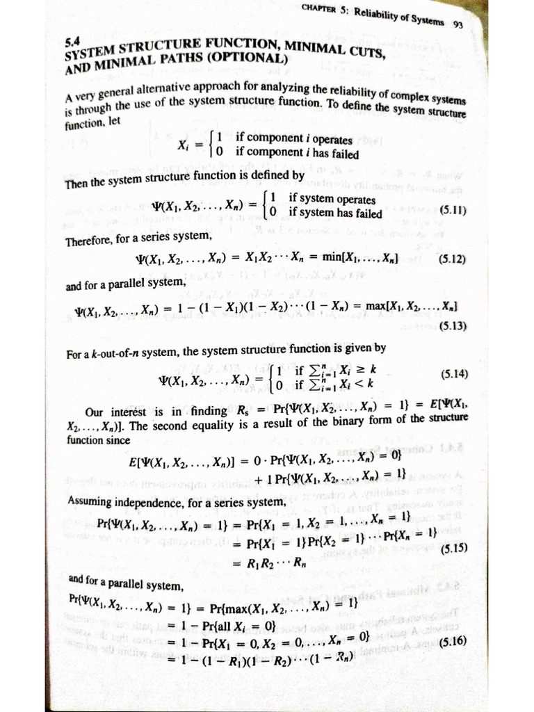 Minimal Path and Cut Sets PDF