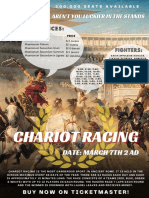 Chariot Race Advertisement Poster Compressed