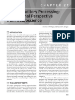 Central Auditory Processing: A Functional Perspective From Neuroscience