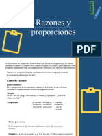 Razones y Proporciones