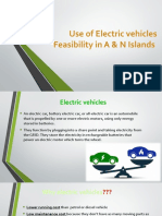 Use of Electric Vehicles Feasibility in A & N Islands: By: Ranjit Kaur Y Jyoti B. Venu Gourav Biswas Sagar Kumar
