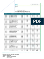 lista de precios julio redicar