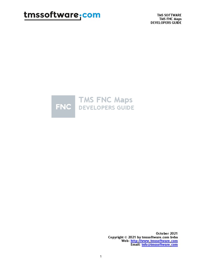 Tms FNC Maps: Developers Guide | PDF | Java Script | Latitude