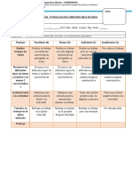 rúbrica diferentes tipos de textos