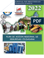 Plan de Acción Regional de Seguridad Ciudadana 2022.