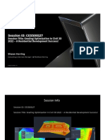 Presentation Grading Optimization in Civil 3D 2022 Residential Development