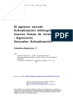 Agresores Sexuales - Actualización - Ceballos-Espinoza, F. (2019) - El Agresor Sexual. Actualización Bibliográfica y Nuevas Líneas de Investigación