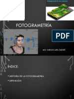 Historia y Definición de La Fotogrametría