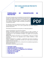 Formato Proyecto Formulacion 2022