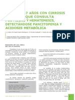 CIRROSIS HEPATICA Caso Clinico