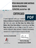 AnaFlavia - Certificado Apresentação Simpósio Zelia