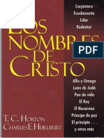 Los Nombres de Cristo - T.C. Horton - Charles E. Hurlburt