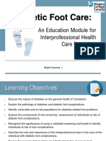 Foot Care Education Module NC w2021 - Student Slides