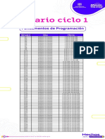 Horarios Ciclo