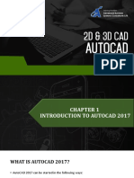 2d - 3d Cad (Autocad 2020) Level 1 en