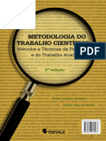 METODOLOGIA DO TRAB CIENTIFICO - MÉTODOS E TÉCNICAS DA PESQUISA E DO TRAB ACADEMICO - PRODANOV e FREITAS