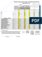 Registro Auxiliar - Raz. Verbal 2022 - 2° Grado