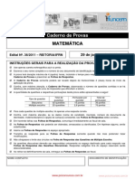 Prova de Matemática do IFRN