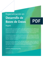 Especializacion en Desarrollo Bases de Datos