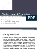 Makalah Strategi Inovasi Pendidikan