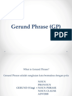 Gerund Phrase & To Infinitive Phrase, Noun Phrase