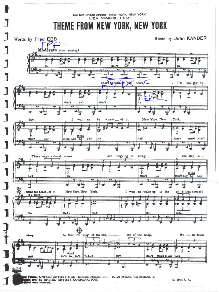 27.theme From New York New York PDF