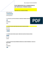 Cuestionario Primer Parcial de Cultivos Tropicales 3