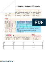 Math Form 3: Chapter 2 - Significant Figures: A) B) C) D)