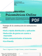 Como Realizar Un Instrumento Psicometrico Online