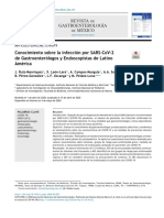 Conocimiento Sobre La Infección Por SARS-CoV-2