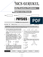 Physics: DPP - Daily Practice Problems