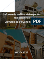 Informe Análisis Espectro Radioeléctrico Campus Universidad