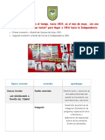 "Viajamos en El Tiempo, Hacia 1810, en El Mes de Mayo ¿En Esa Época Qué Problemas Tenían - para Llegar A 1816 Hacia La Independencia