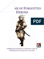 The Tome of Forgotten Heroes