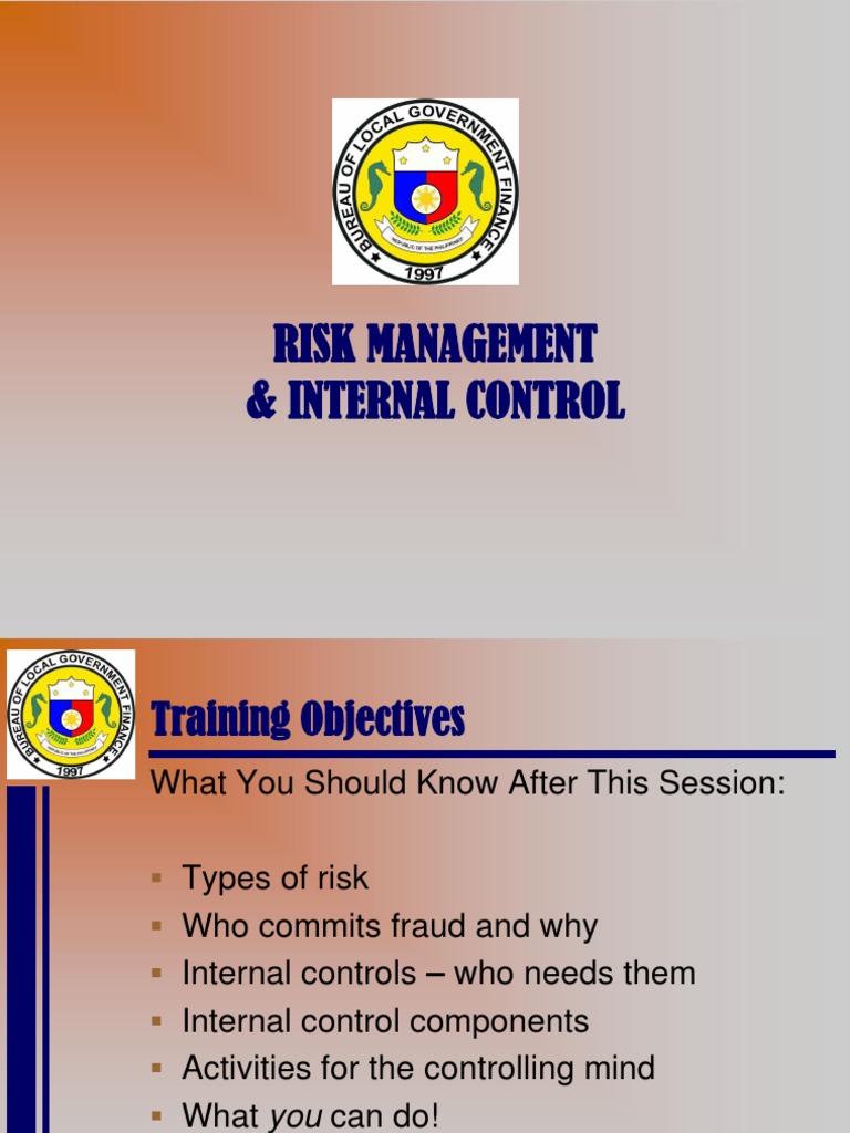 Risk Management and Internal Controls Overview | PDF | Internal Control ...