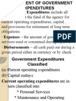Management of Government Expenditures