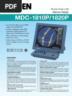 MDC-1810P/1820P: Marine Radar