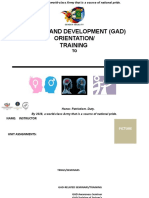Gender and Development (Gad) Orientation/ Training